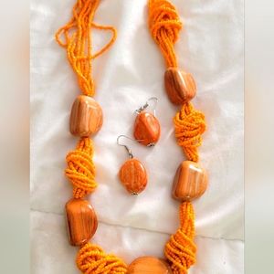 Orange necklace